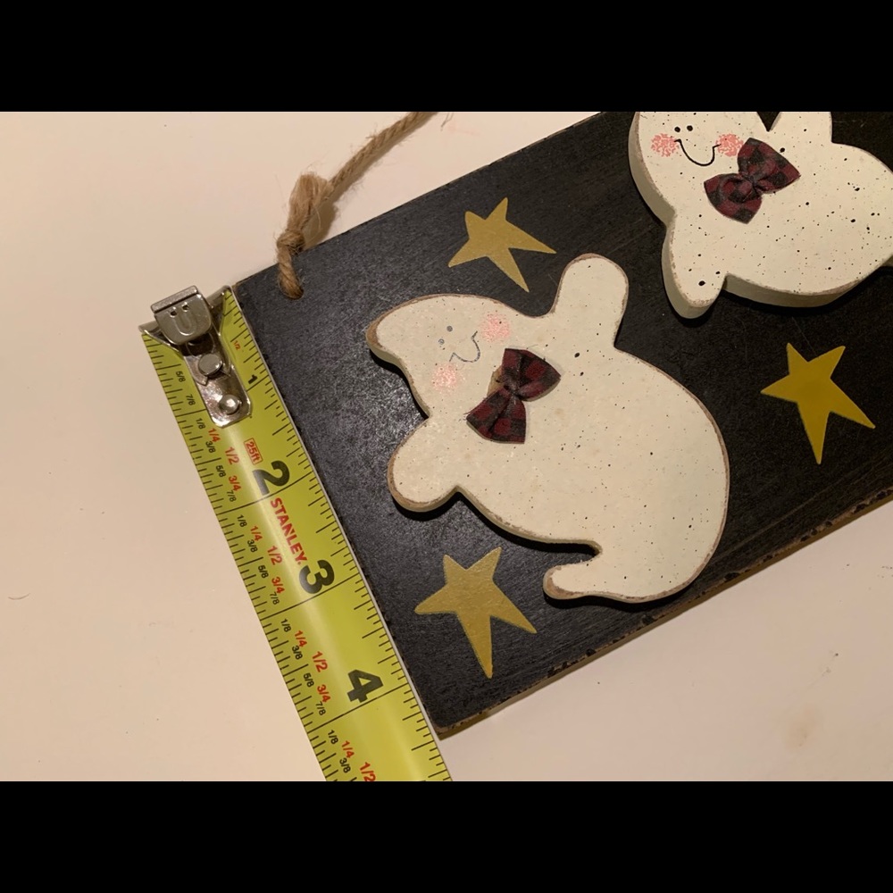 NWT HALLOWEEN GHOST HANGING SIGN. - Picture 6 of 9